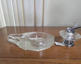 A Bayko Ashtray and a Ronson Table Lighter
