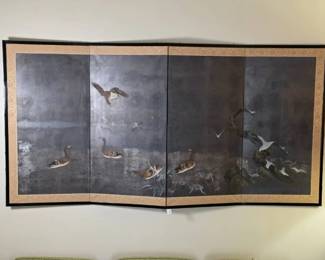 Japanese Four-Panel Folding Screen