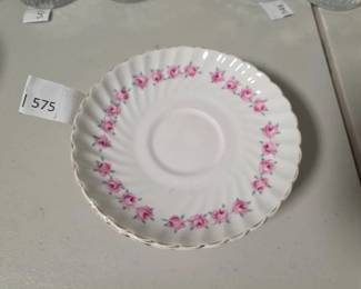 Five Royal Adderley Fine Bone China Saucers