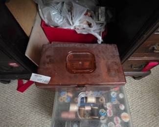 Sewing Notions & Wil-Hold Plastic Storage Cases