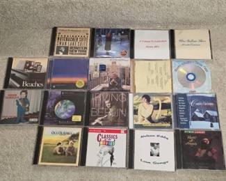 Seventeen Compact Discs Featuring Various Artists