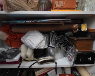 Kitchenware, Tins, and Household Goods