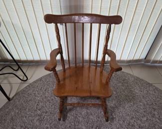 Rocking Chair Attributed to Ethan Allen Heirloom Collection