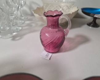 Pilgrim Glass Swirl Pitcher