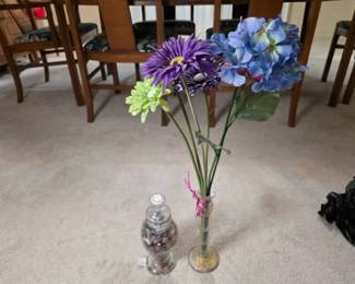 Apothecary Jar and Bud Vase