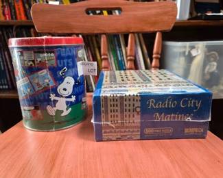 Peanuts Snoopy Lithographed Tin Jigsaw Puzzle