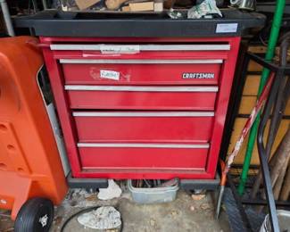 Craftsman Project Center Rolling Tool Chest Full