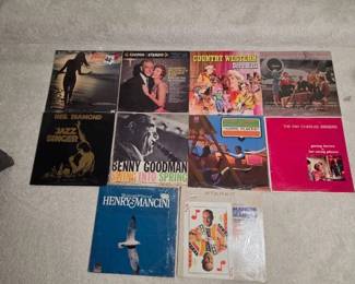 Ten LP Records Featuring Various Artists