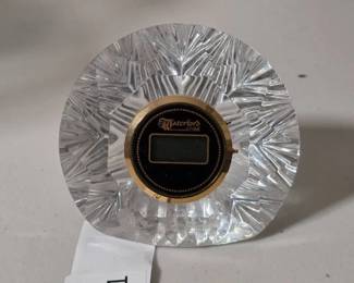 Waterford Crystal Digital Desk Clock
