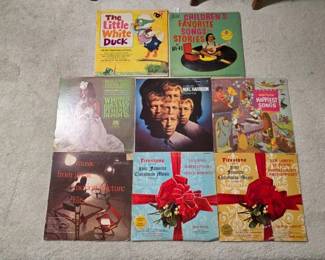 Eight Vinyl LP Records Featuring Various Artists