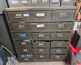 Equipto 18-Drawer Industrial Steel Shop Cabinet