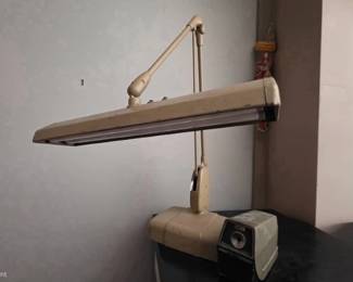 Fluorescent Desk Lamp and Jetric Sharpener