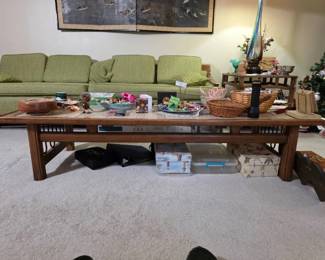 Mission Style Oak Coffee Table