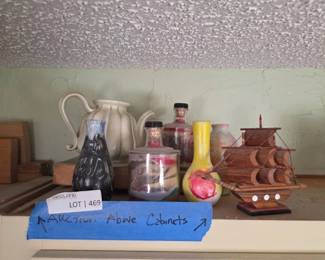 Decorative Objects Including Ceramics Glassware