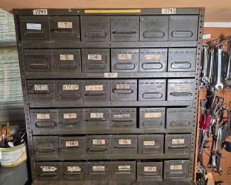 Equipto 36-Drawer Industrial Steel Parts Cabinet