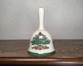 Spode Christmas Tree Pattern Earthenware Bell