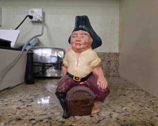 Mid-Century Ceramic Pirate Character Jug