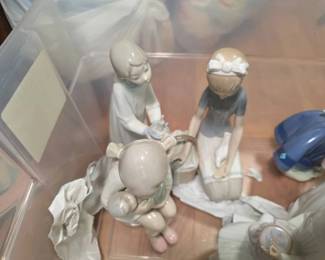 Six Lladro Porcelain Figurines