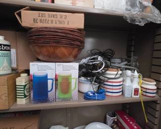 Kitchenware, Canisters, and Personal Care Tins