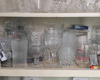 Clear and Frosted Household Glassware