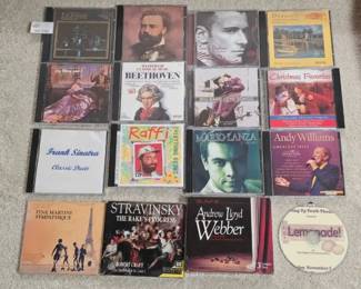 Sixteen Music CDs Featuring Various Artists