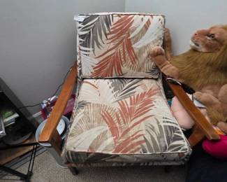 MCM Hardwood Lounge Chair