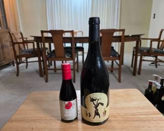 Two Bottles of French Red Wine
