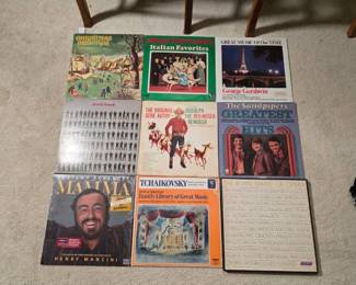 9 Vinyl LP Records Featuring Various Artists