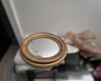 20th Century Gilt Finished Oval Wall Mirror