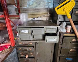 Industrial Six-Drawer Metal Small Parts Cabinet