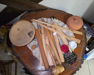 Wooden Kitchenware and Decorative Household Items