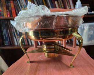 MCM Copper and Brass Chafing Dish