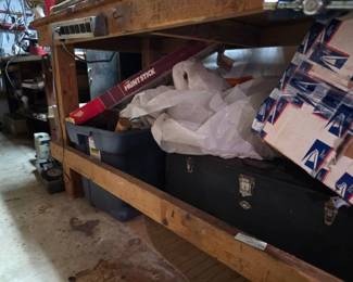 Workshop Equipment and Painting Supplies