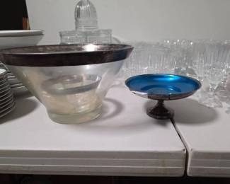 MCM Serving Pieces Including Indiana Glass