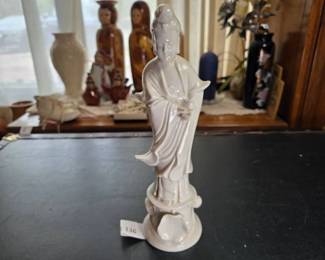 Chinese Blanc de Chine Figurine of Guanyin