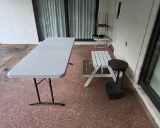 A Children's Picnic Table & A Lifetime Table