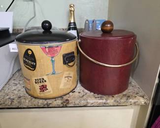 Two MCM Barware Ice Buckets