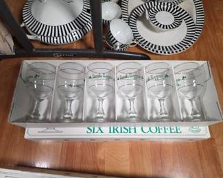 Luminarc Bord Or Gold Rimmed Irish Coffee Glasses