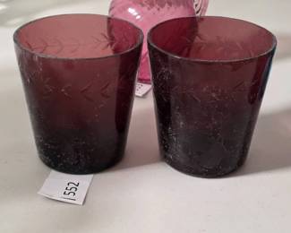 Amethyst Glass Tumblers