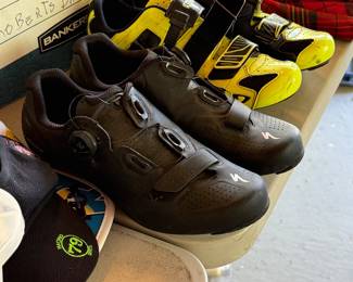 Cycling shoes and clothing 