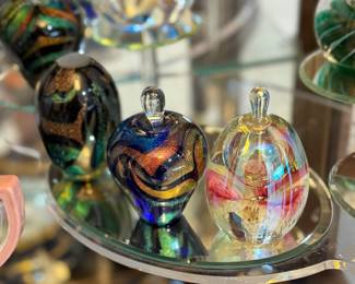 Art glass bottles