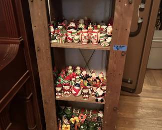 Assorted salt and pepper shakers