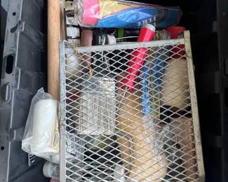 Assorted Paint Brushes, Rollers, and Supplies