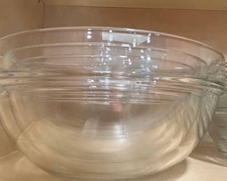 Duralex Lys Clear Glass Mixing Bowl Set