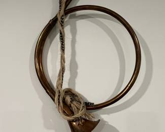 Vintage Brass Hunting Horn