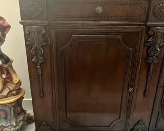 Antique French Provincial Walnut Sideboard
