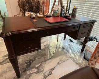 Ethan Allen Traditional Cherry Writing Desk
