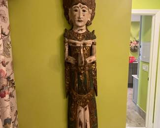Balinese Wooden Deity Sculpture - Dewi Sri