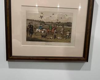 Hawking, The Chase by Henry Thomas Alken