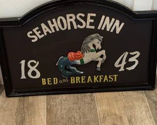 Seahorse Inn Bed and Breakfast Sign